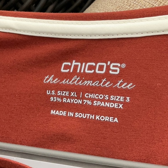 Chico’s long sleeve tee 3 NWT - Picture 3 of 3